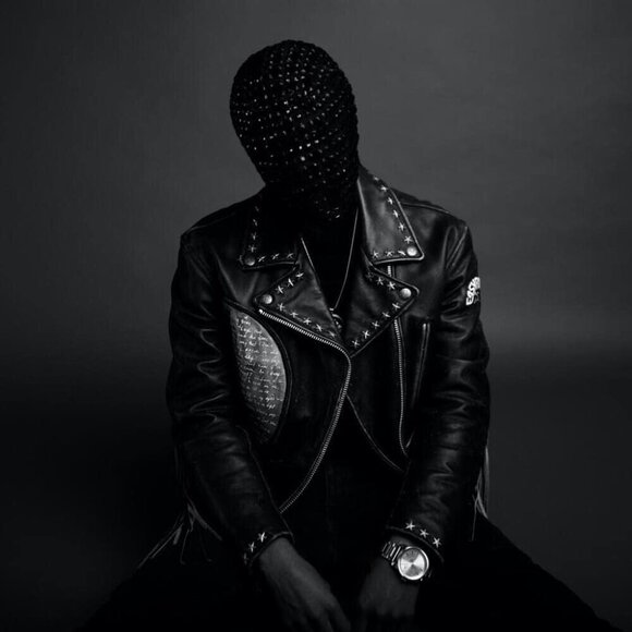 🆕Women Black Lace Hole Face Mask Gothic Sexy Halloween Spandex Cosplay Mask - Picture 5 of 6